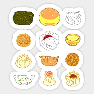 8-Bit Dim Sum Sticker